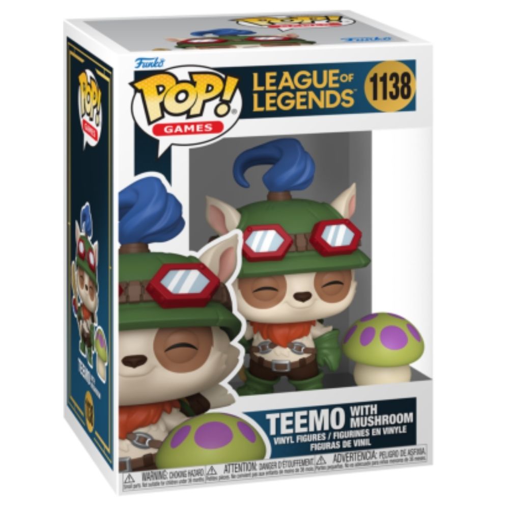 League of Legends - Teemo with Mushroom Pop! Vinyl