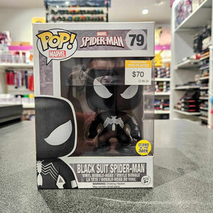 Spider-Man: Black Suit Spider-Man Glow in the Dark Pop! Vinyl