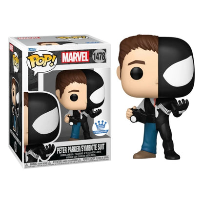 Marvel: Split - Peter Parker/Spidey Black Suit US Exclusive Pop! Vinyl