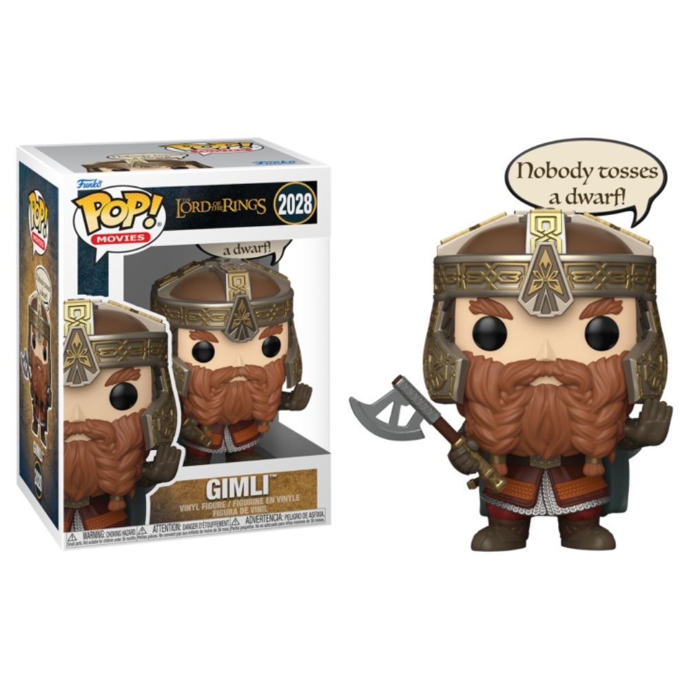 The Lord of the Rings - Gimli (Nobody Tosses a Dwarf) Pop! Vinyl