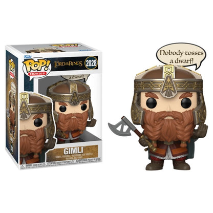 The Lord of the Rings - Gimli (Nobody Tosses a Dwarf) Pop! Vinyl