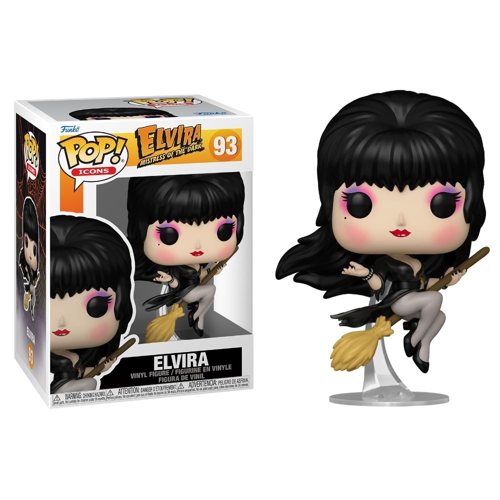 Elvira: Mistress of the Dark - Elvira on Broom Pop! Vinyl