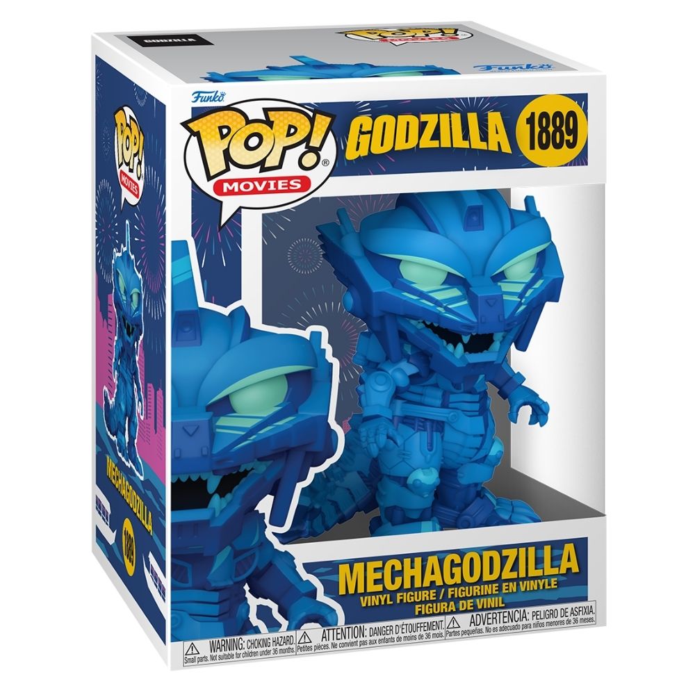 Godzilla: Retro Futurism - Mechagodzilla (Blue) Pop! Premium