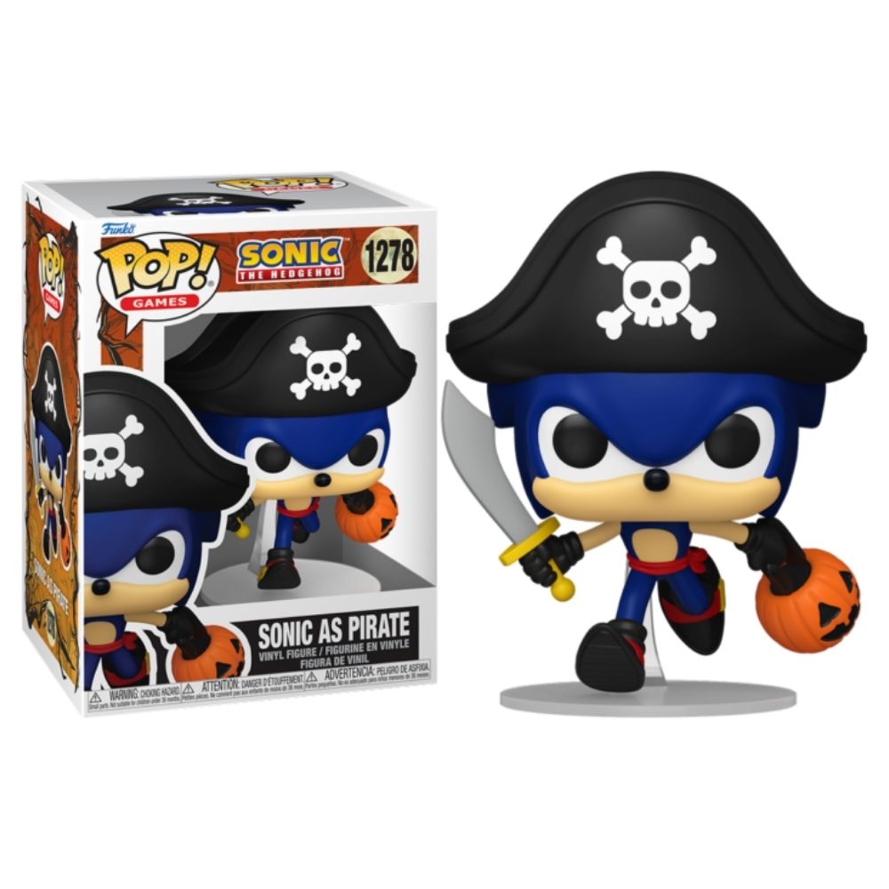 Sonic the Hedgehog - Sonic as Pirate (Halloween) Pop! Vinyl