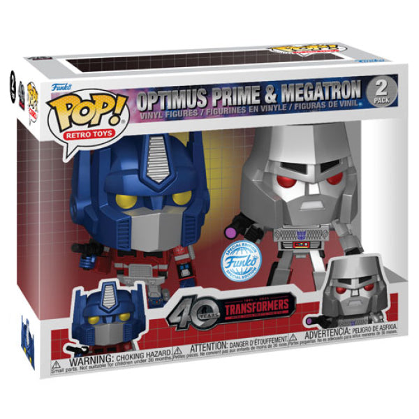 Transformers - Optimus & Megatron MT US Exclusive Pop! Vinyl 2 Pack