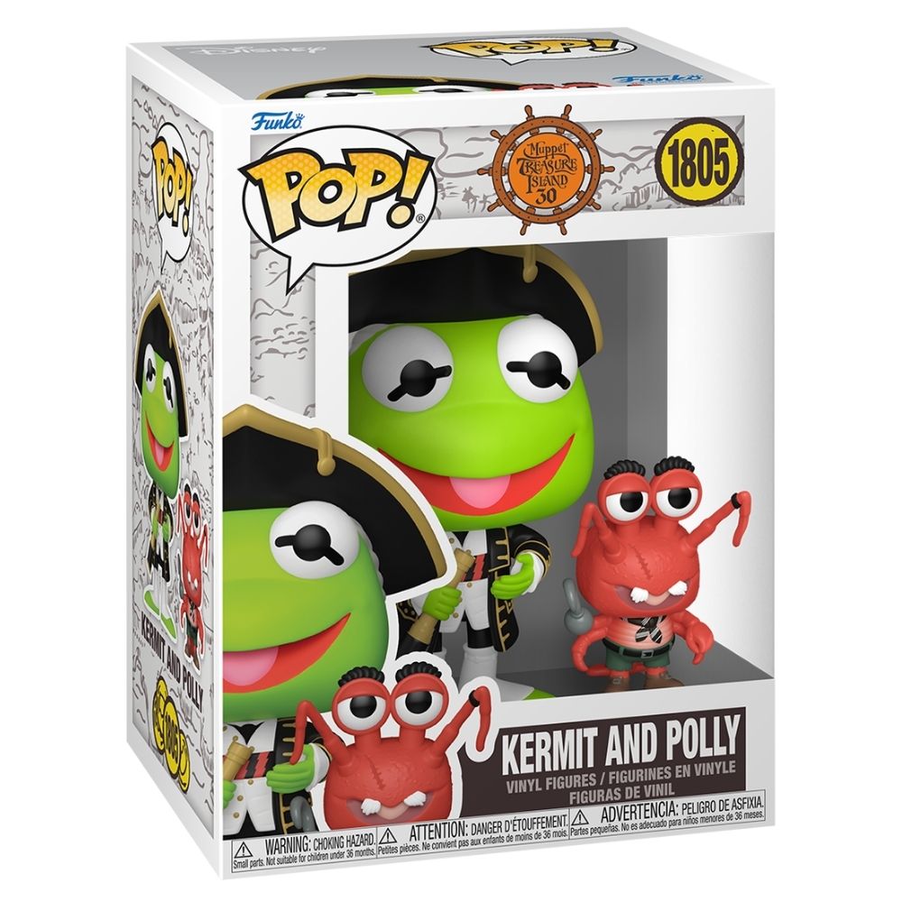 Muppet Treasure Island - Kermit & Polly Pop! Vinyl