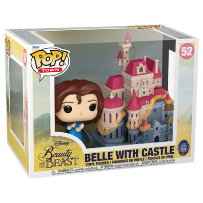 Beauty and the Beast (1991) - Belle with Castle Pop! Vinyl Town