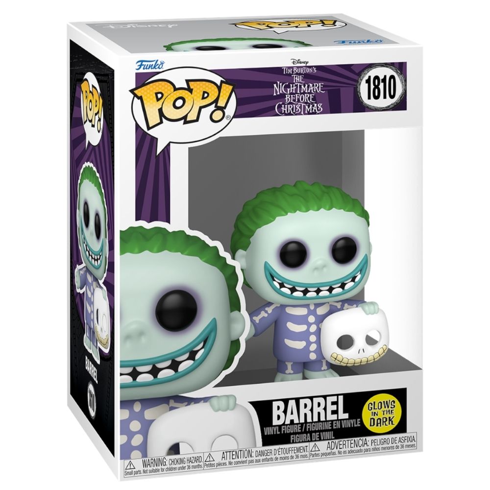The Nightmare Before Christmas - Barrel Glow in the Dark Pop! Vinyl
