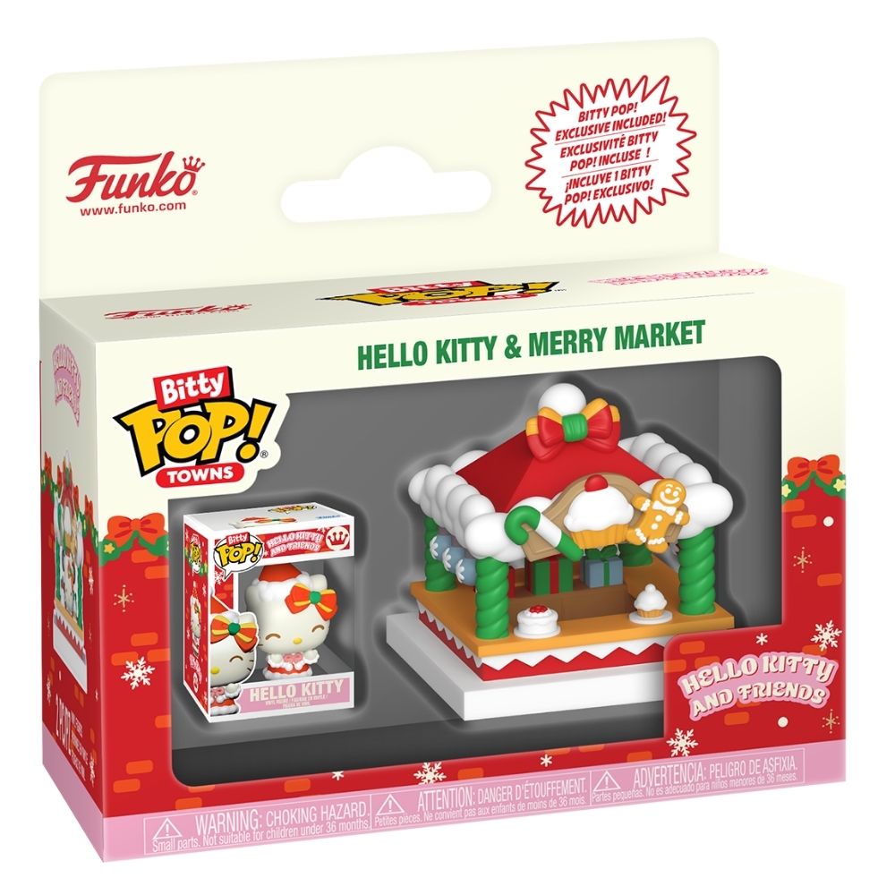 Hello Kitty & Friends - Hello Kitty & Merry Market Bitty Pop! Vinyl Town