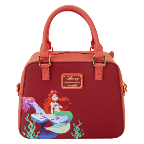 Image of Loungefly - The Little Mermaid (1989) - 35th Anniversary Ariel Cosplay Glow in the Dark Crossbody Bag