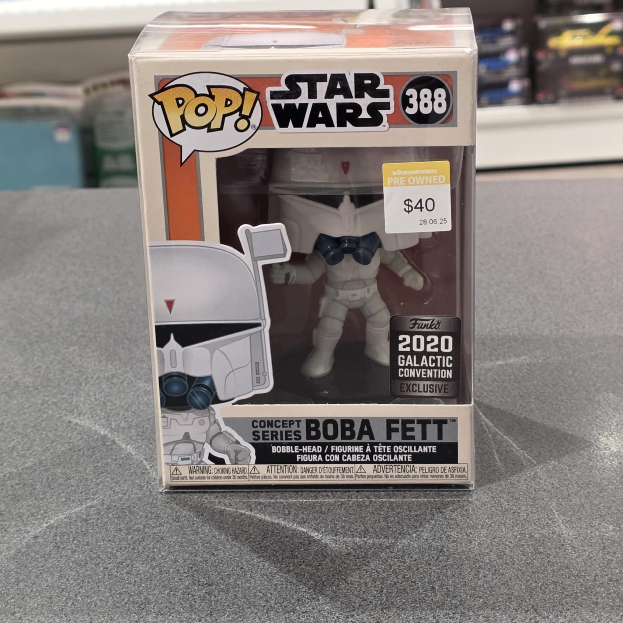Star Wars - Boba Fett McQuarrie Concept Star Wars Celebration US Exclusive Pop! Vinyl