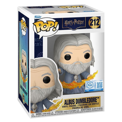 Harry Potter - Albus Dumbledore (Flames) US Exclusive Pop! Vinyl