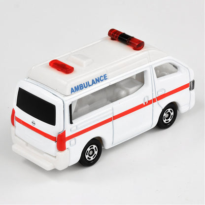 Tomica (Regular) No. 018 Nissan NV350 Caravan Ambulance - 1:56 Scale Diecast Vehicle