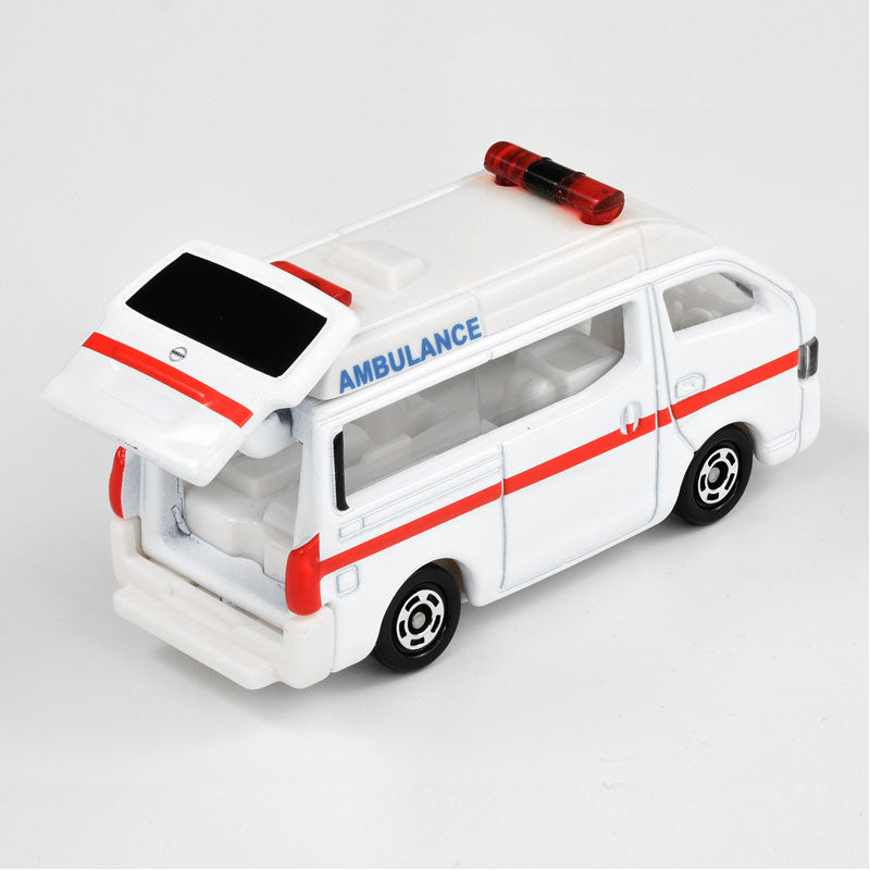 Tomica (Regular) No. 018 Nissan NV350 Caravan Ambulance - 1:56 Scale Diecast Vehicle