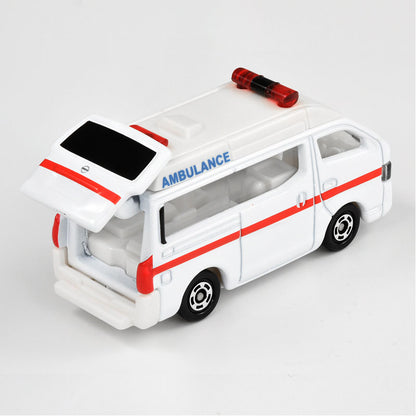 Tomica (Regular) No. 018 Nissan NV350 Caravan Ambulance - 1:56 Scale Diecast Vehicle