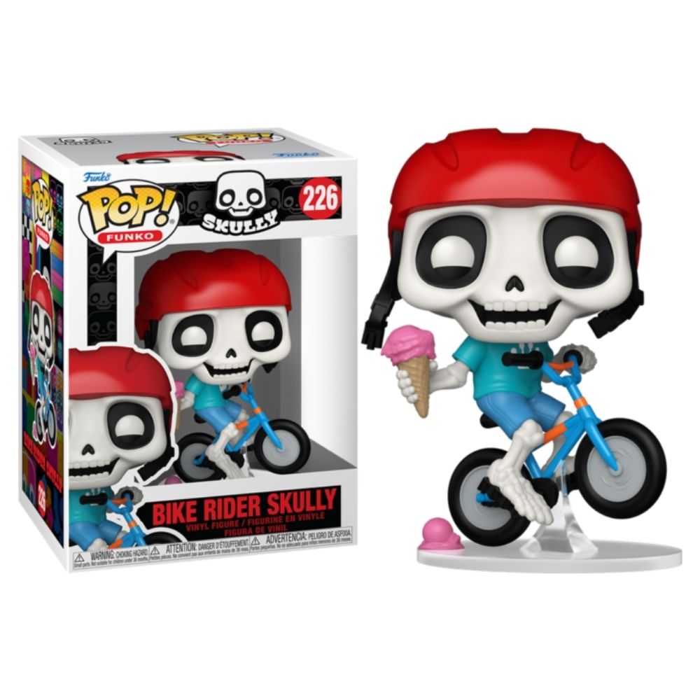 Skeleton Summer - Bike Rider Skully Pop! Vinyl