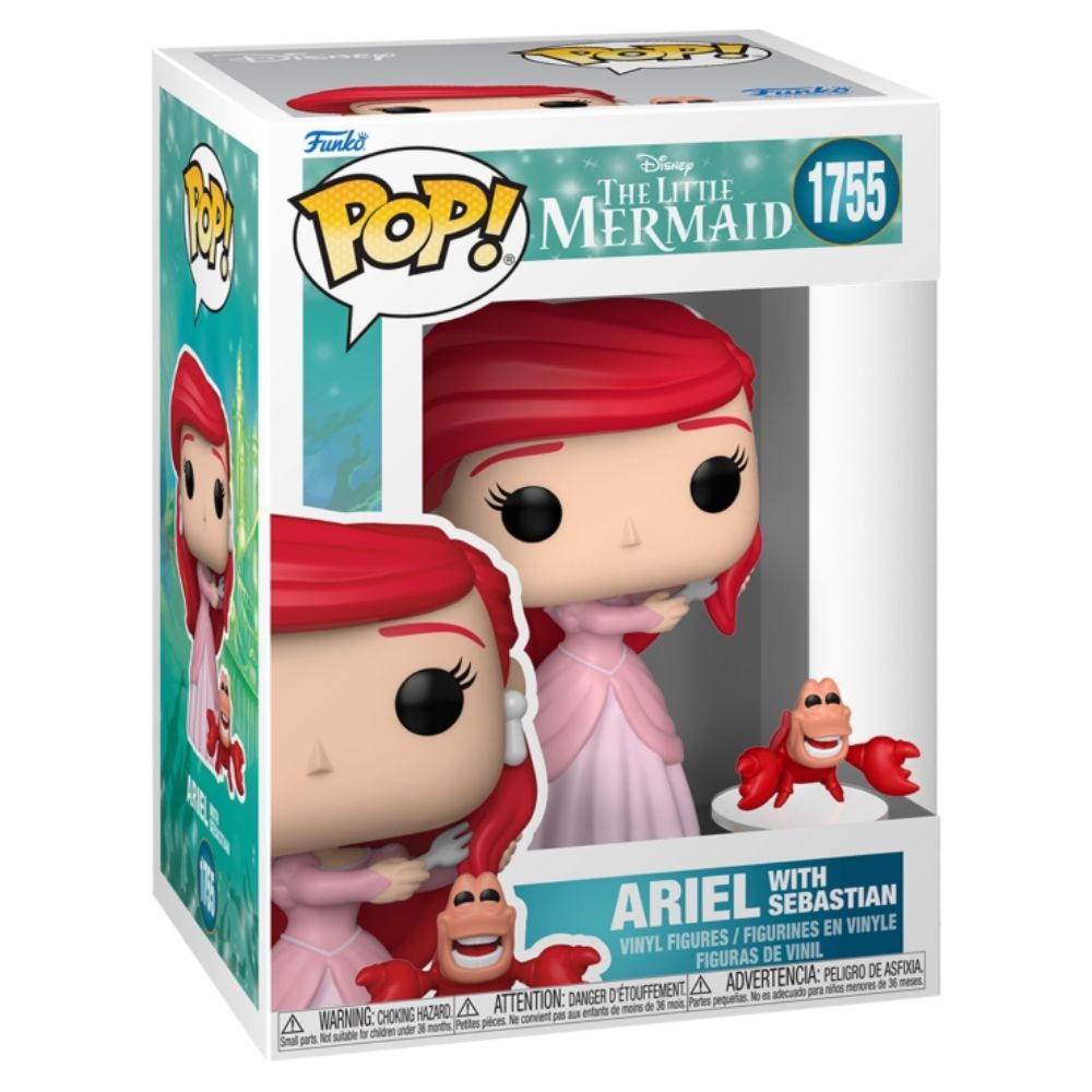 The Little Mermaid (1989) - Ariel with Sebastian Pop! Vinyl