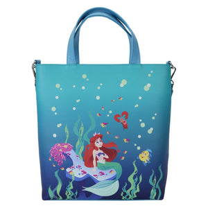 Loungefly - The Little Mermaid (1989) - 35th Anniversary Life is the Bubbles Glow in the Dark Tote Bag