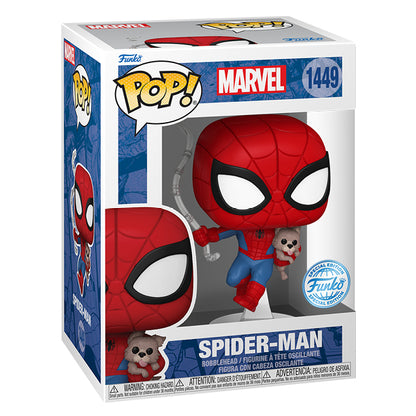 Marvel Comics - Spiderman with Sandwich the Dog US Exclusive Pop! Vinyl