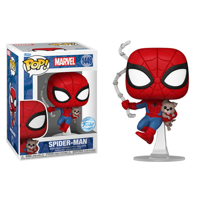 Marvel Comics - Spiderman with Sandwich the Dog US Exclusive Pop! Vinyl
