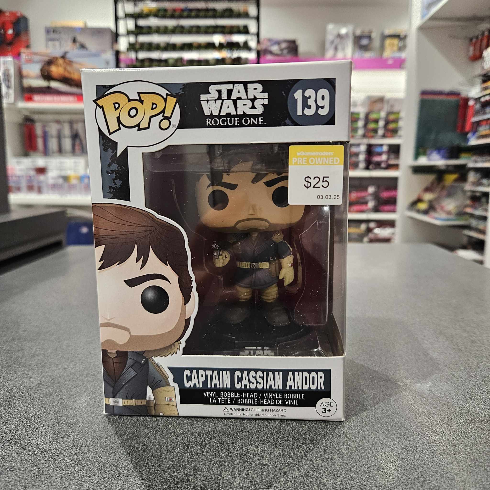Star Wars - Rogue One - Captain Cassian Andor Pop! Vinyl