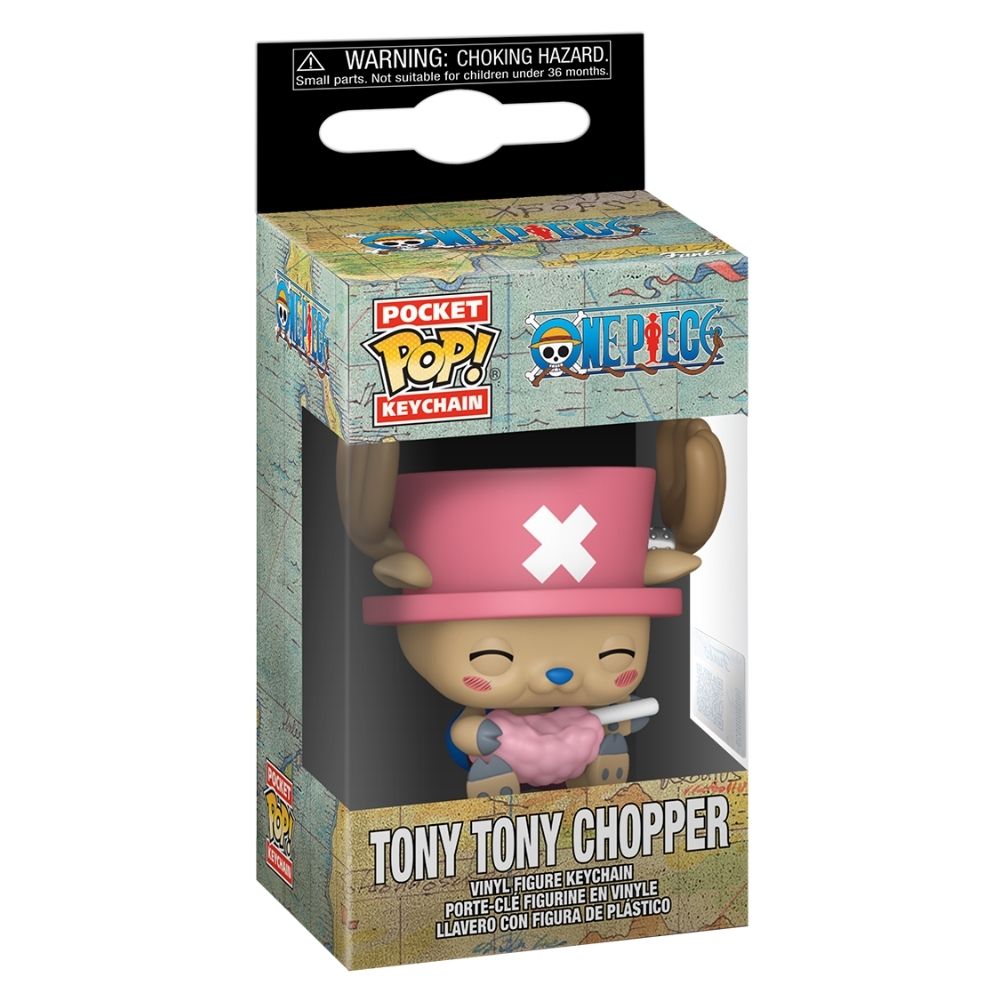 One Piece - Tony Tony Chopper with Cotton Candy Pocket Pop! Keychain
