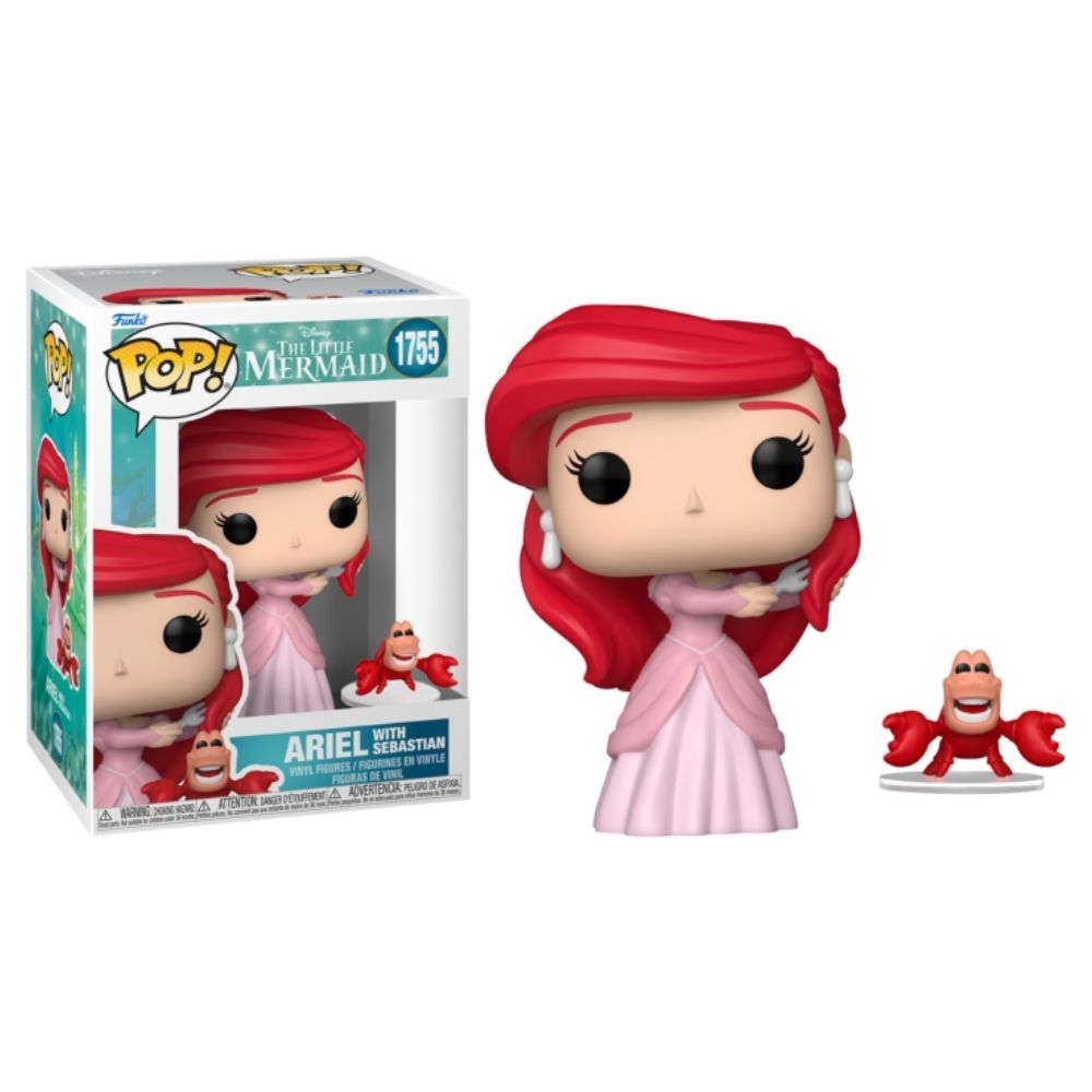 The Little Mermaid (1989) - Ariel with Sebastian Pop! Vinyl