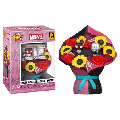 Spider-Man - Miles Morales & Ghost Spider Valentine Bitty Pop! Vinyl Bouquet
