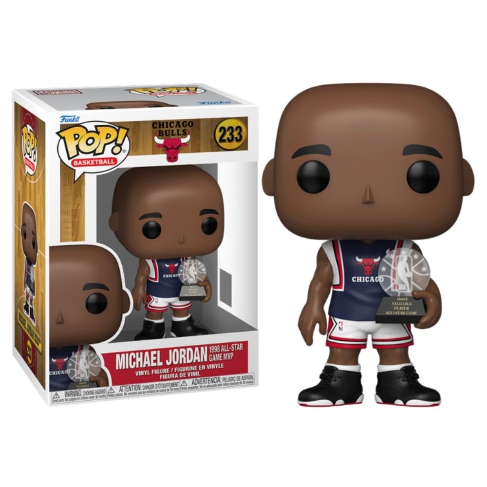 NBA Basketball - Michael Jordan (Chicago Bulls) 1998 All-Star Game MVP Pop! Vinyl
