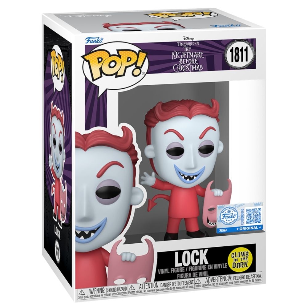 The Nightmare Before Christmas - Lock Glow in the Dark Pop! Vinyl
