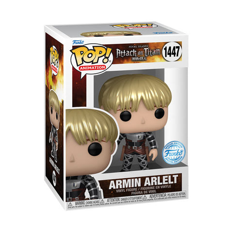 Image of Attack on Titan - Armin Arlert Season 5 US Exclusive Metallic Pop! Vinyl