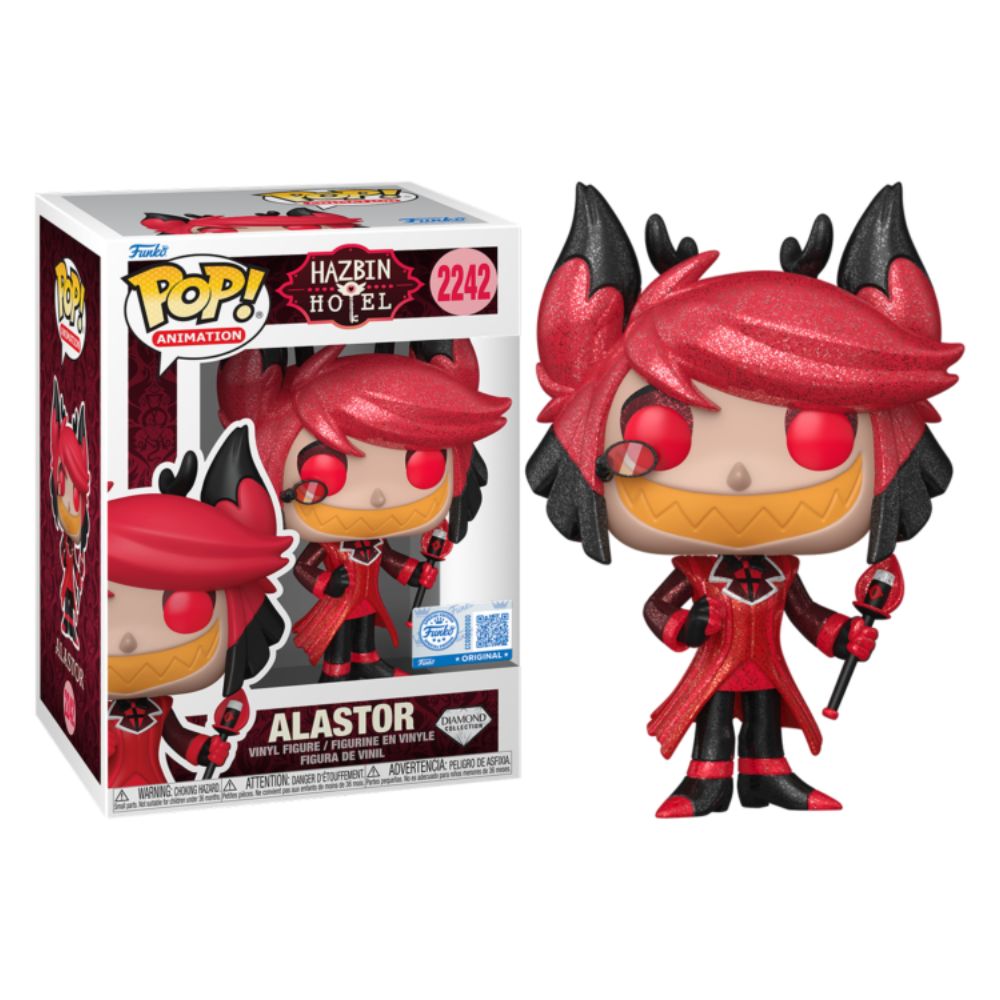 Hazbin Hotel - Alastor US Exclusive Diamond Glitter Pop! Vinyl