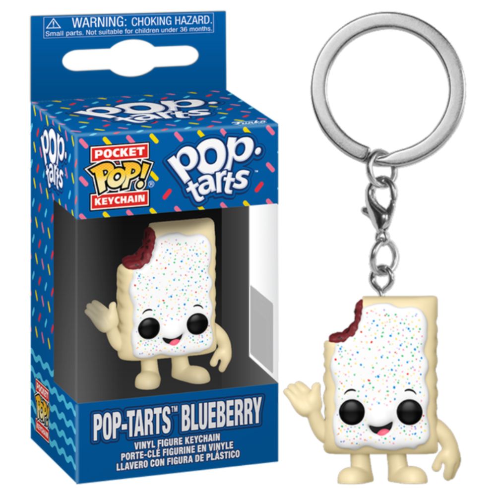 Ad Icons - Kellogg's Pop Tarts Blueberry Pocket Pop! Keychain