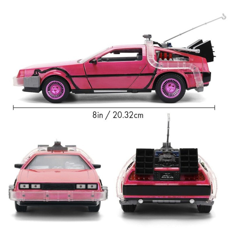 Pink Slips - 1:24 Delorean Pink (Pink) Diecast Vehicle