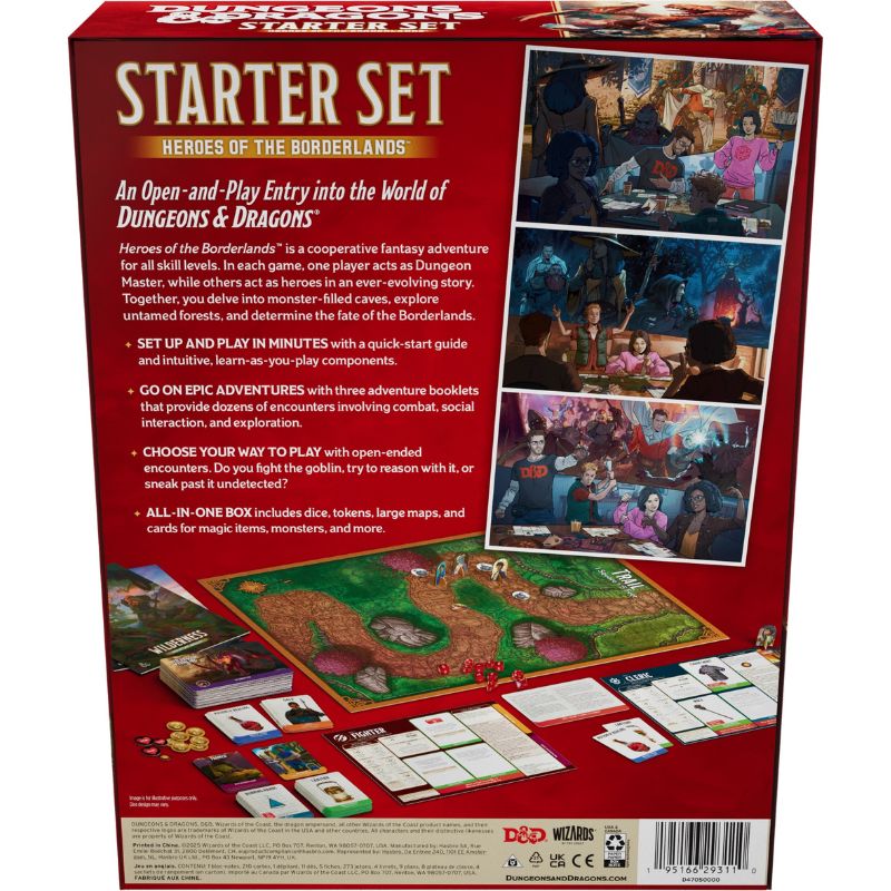 D&D Dungeons & Dragons Starter Set Heroes of the Borderlands