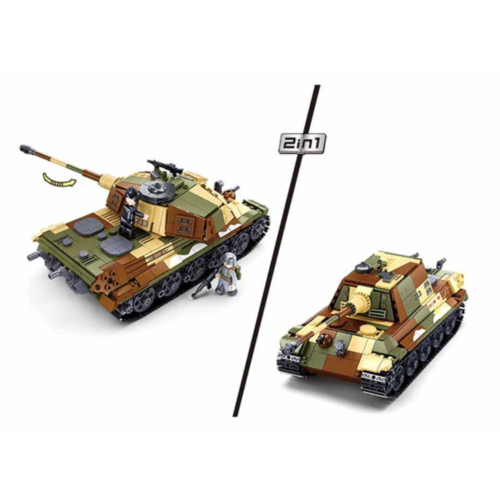 Army Battle of Budapest - The King Tiger Heavy Tank 930 Pieces Ages 6+ C8