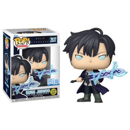 Solo Leveling - Sung Jinwoo with Sword Glow in the Dark US Exclusive Pop! Vinyl