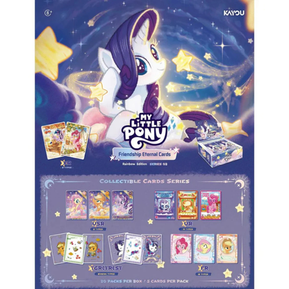 My Little Pony-Friendship Eternal Foil Cards-Rainbow Edition- 002A Booster Box