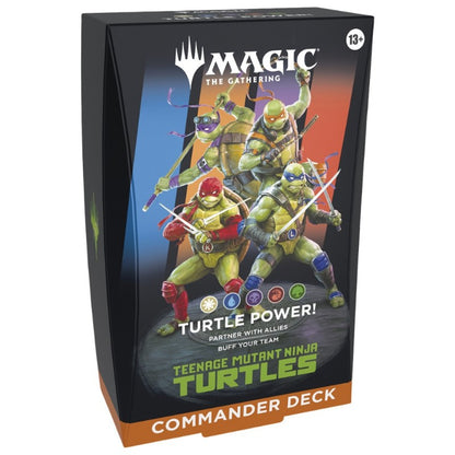 Magic the Gathering Teenage Mutant Ninja Turtles Commander Deck Turtle Power
