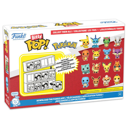 Pokemon - Bulbasaur Bitty Pop! Vinyl 4 Pack