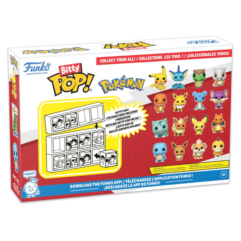 Pokemon - Charmander Bitty Pop! Vinyl 4 Pack