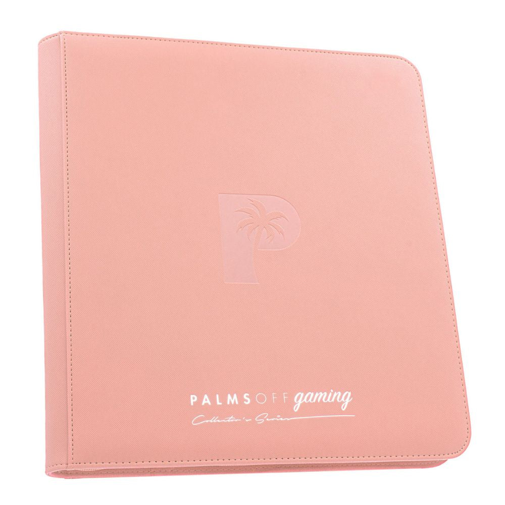 Palms Off Collector's Series 12 Pocket Zip Trading Card Binder - PINK