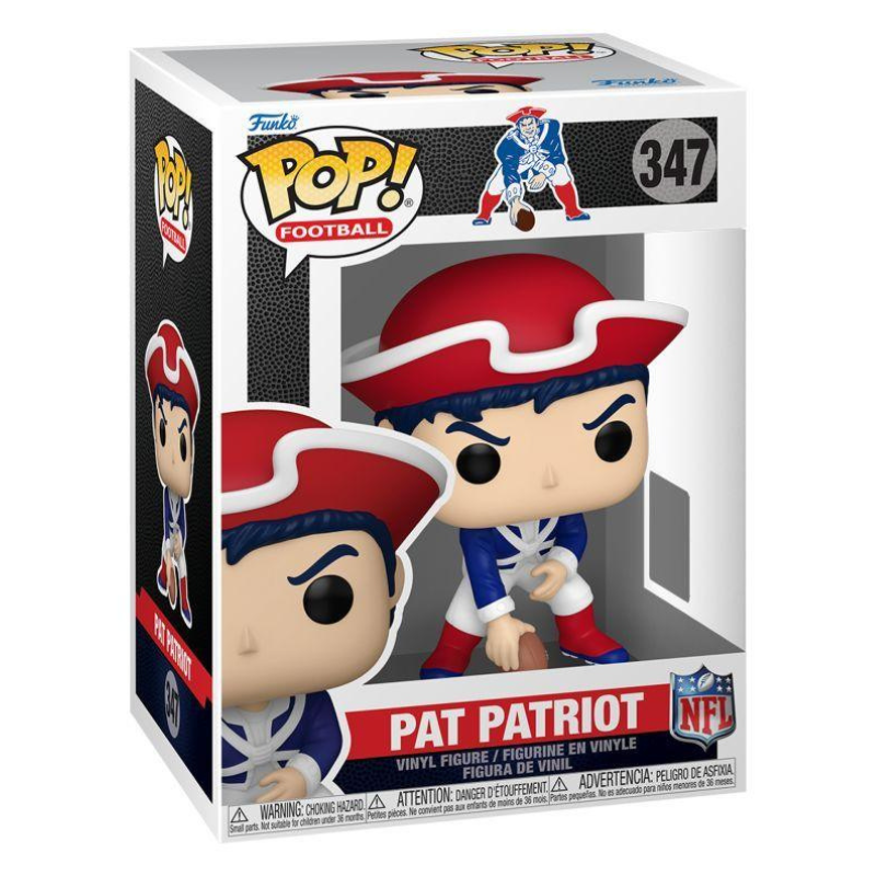 NFL: New England Patriots – Pat Patriot Mascot Pop! Vinyl