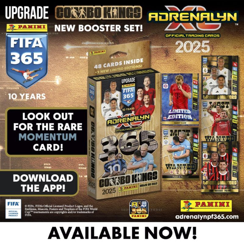 Panini FIFA 365 Soccer Combo Kings OS