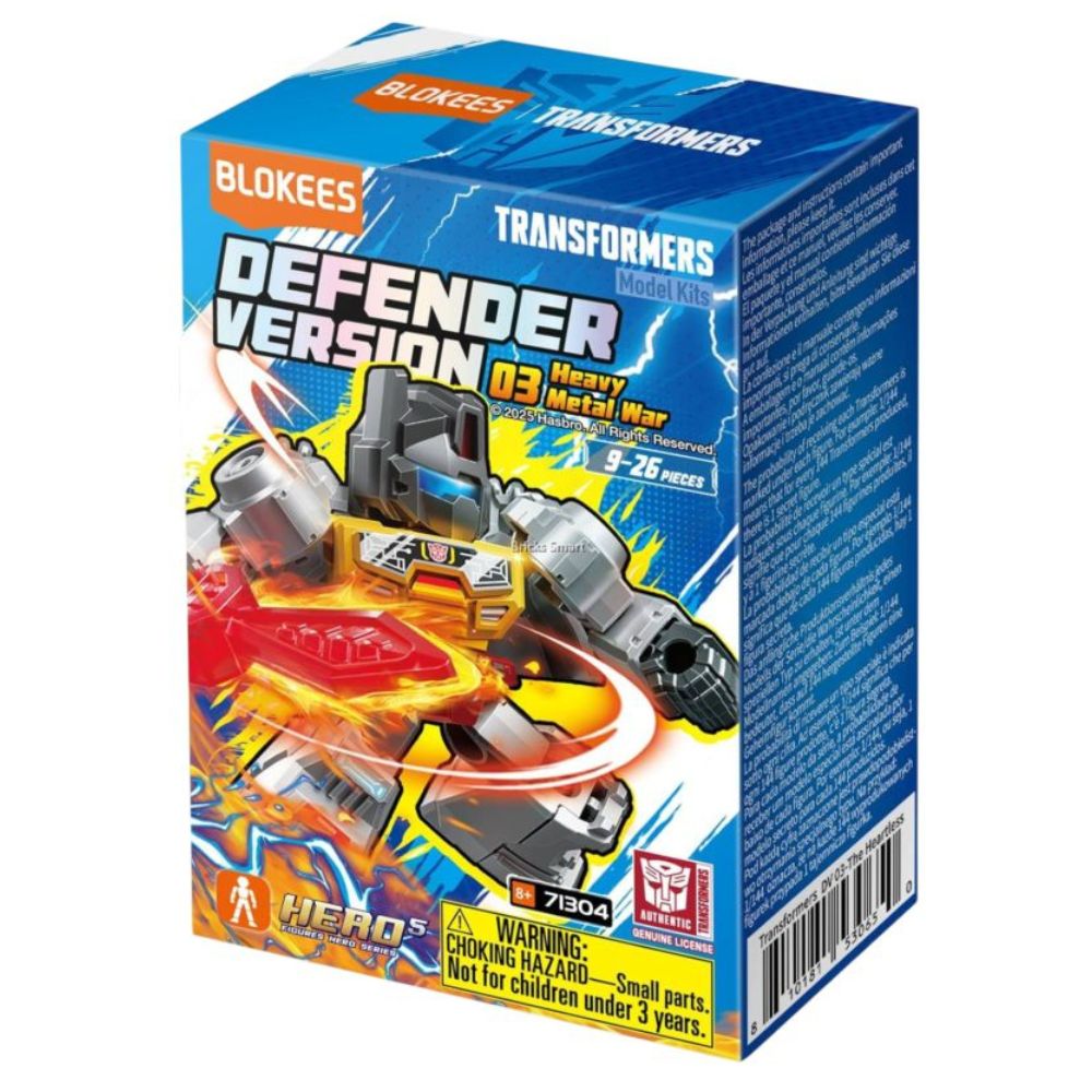 Blokees Figures - Transformers - Defender "Heavy Metal War" Blind Box Display (12 Units)