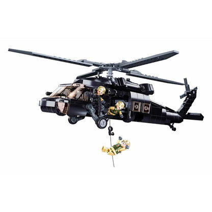 MB Helicopter Black Hawk 692 Pieces Ages 8+ C6