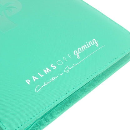 Palms Off Collector's Series 9 Pocket Zip Trading Card Binder - TURQUOISE