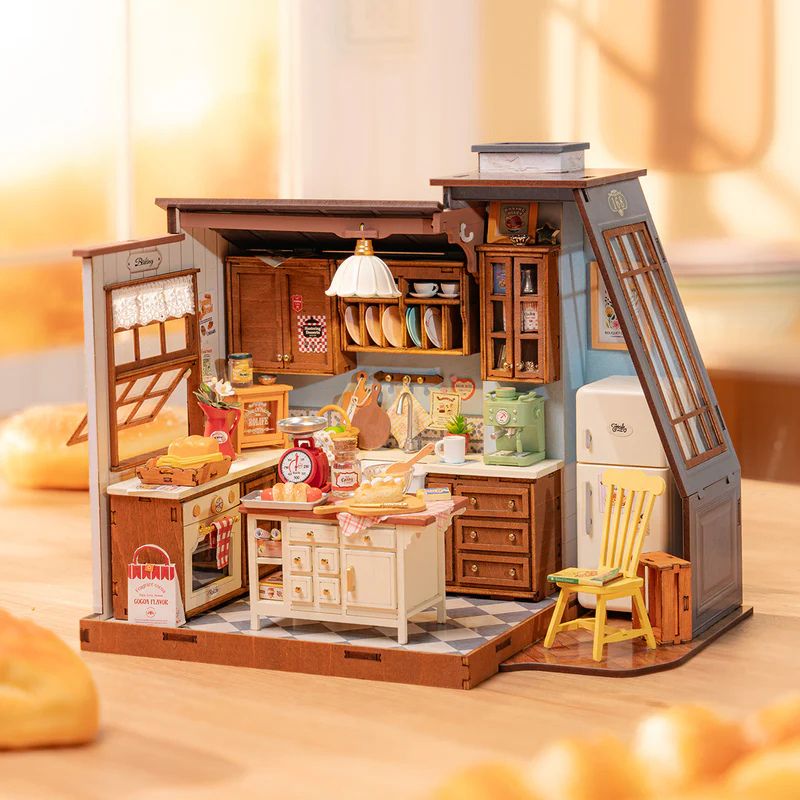 Robotime DIY Mini House Baking Kitchen