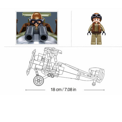MB WW1 Sopwith Camel Scale 1:35 293 Pieces C16