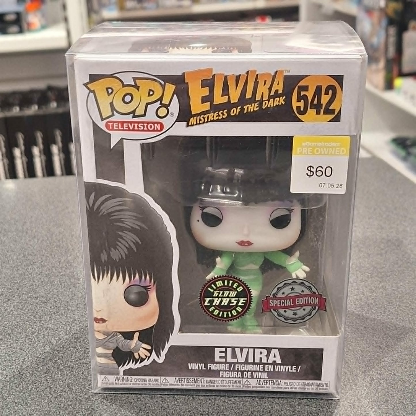 Elvira Mistress of the Dark - Elvira Mummy US Exclusive CHASE Pop! Vinyl